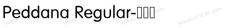 Peddana Regular字体转换 Peddana Regular字体转换